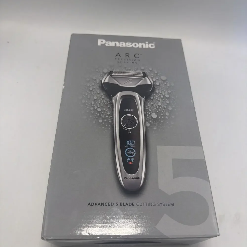 Panasonic LV65S Arc5 Men's 5-Blade Cordless Electric Razor with Shave Sensor